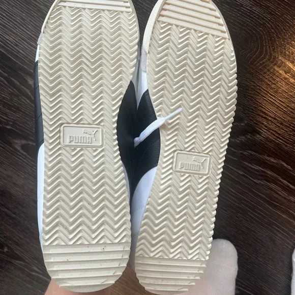 Puma White and Black SoftFoam Sneakers - Picture 3 of 3